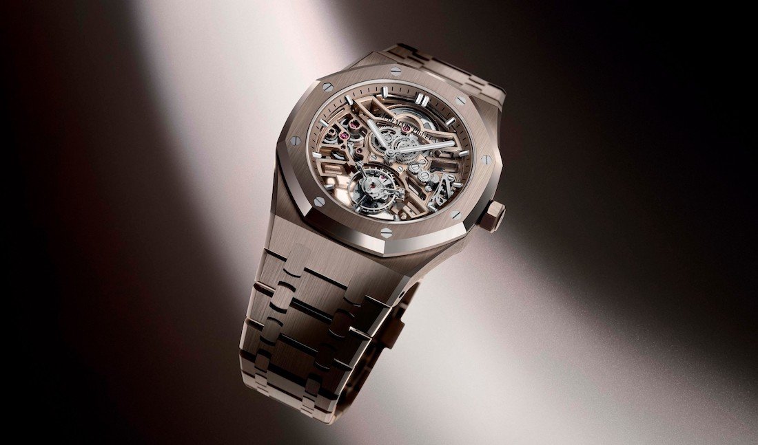 Gazing at the Sand Gold Audemars Piguet Royal Oak Selfwinding Flying Tourbillon Openworked 26735SG