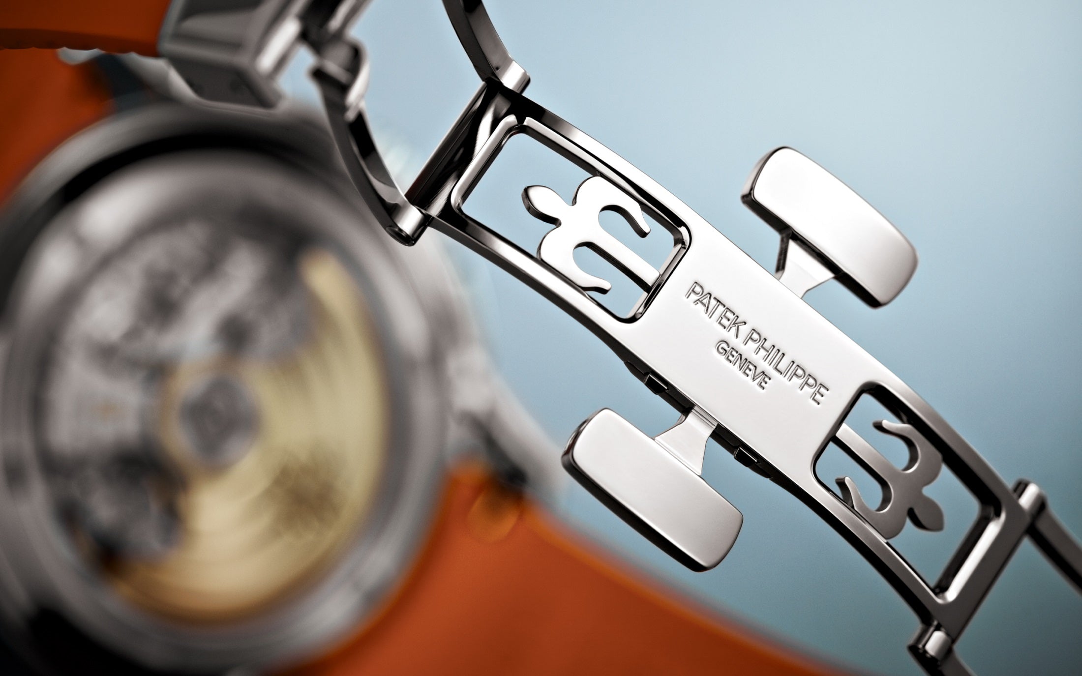 Patek Philippe Aquanaut 5968A-001 – Stainless Steel, Flyback Chronograph, Orange Strap-DUBAILUXURYWATCH