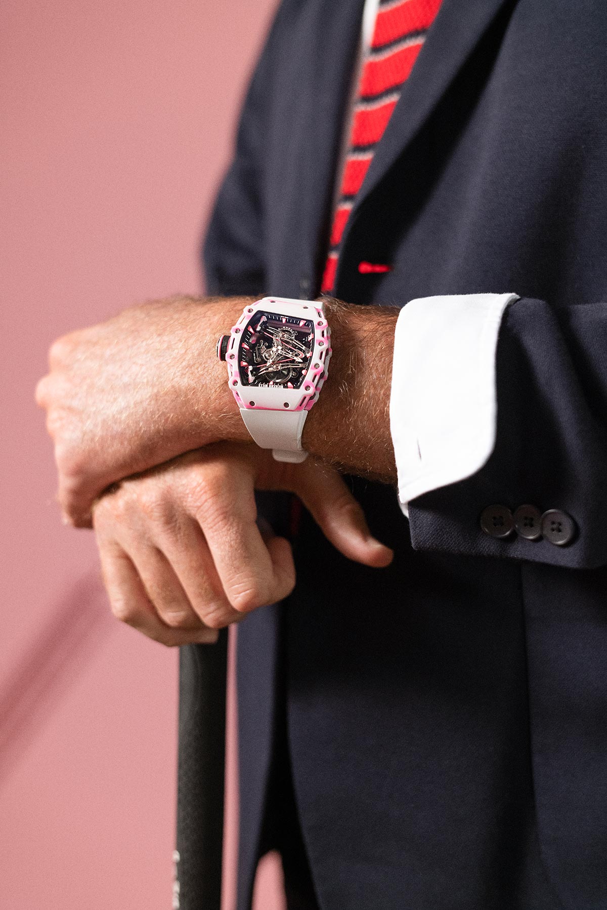 Richard Mille RM 38-02 Tourbillon Bubba Watson Pink Tourbillon Watch-DUBAILUXURYWATCH