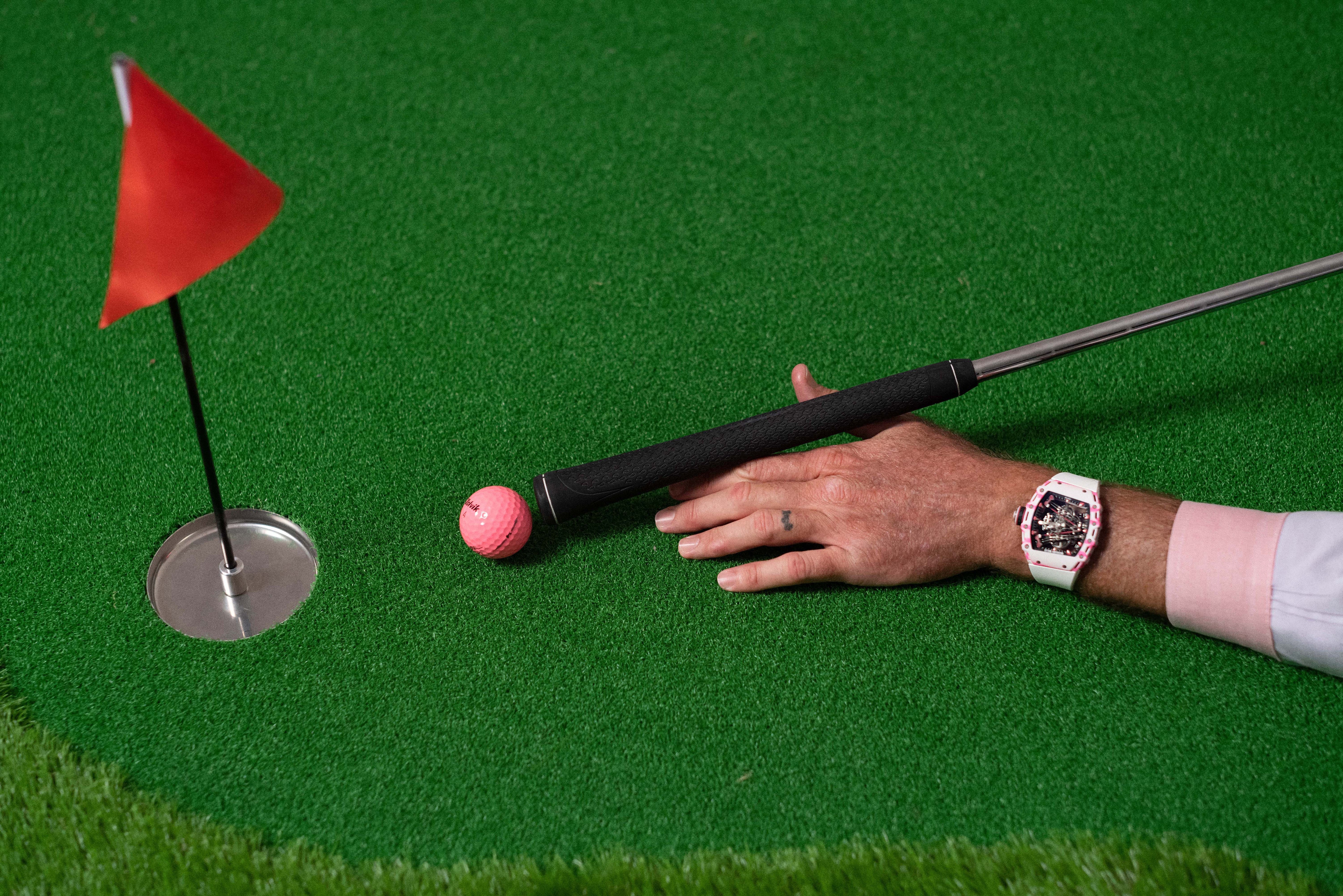 Richard Mille RM 38-02 Tourbillon Bubba Watson Pink Tourbillon Watch-DUBAILUXURYWATCH