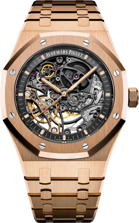 Buy AP Royal Oak Openworked Rose Gold 15407OR in Dubai