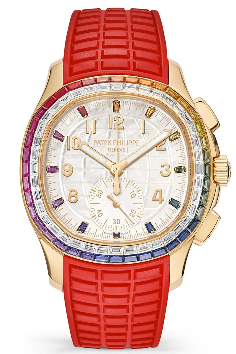 Patek Philippe Aquanaut Luce Rainbow Chronograph Ref. 7968/300R-001 - Luxury Ladies' Watch-DUBAILUXURYWATCH