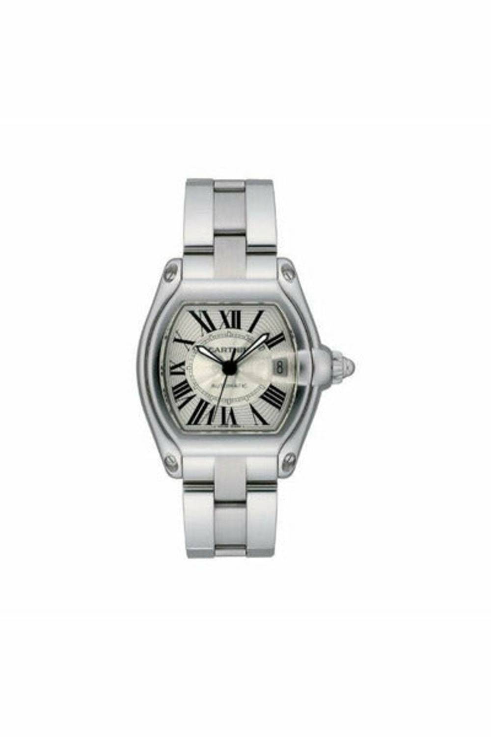 cartier roadster stainless steel 44 x 37mm men's watch-DUBAILUXURYWATCH