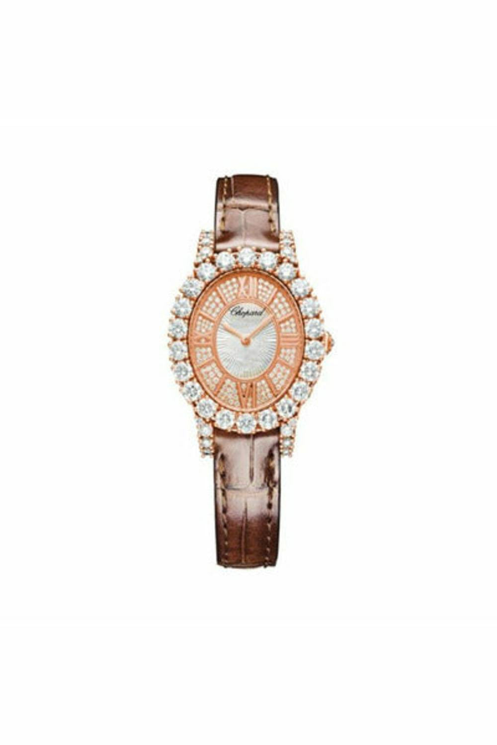 chopard l'heure du diamant oval ref. 139384-5101-DUBAILUXURYWATCH