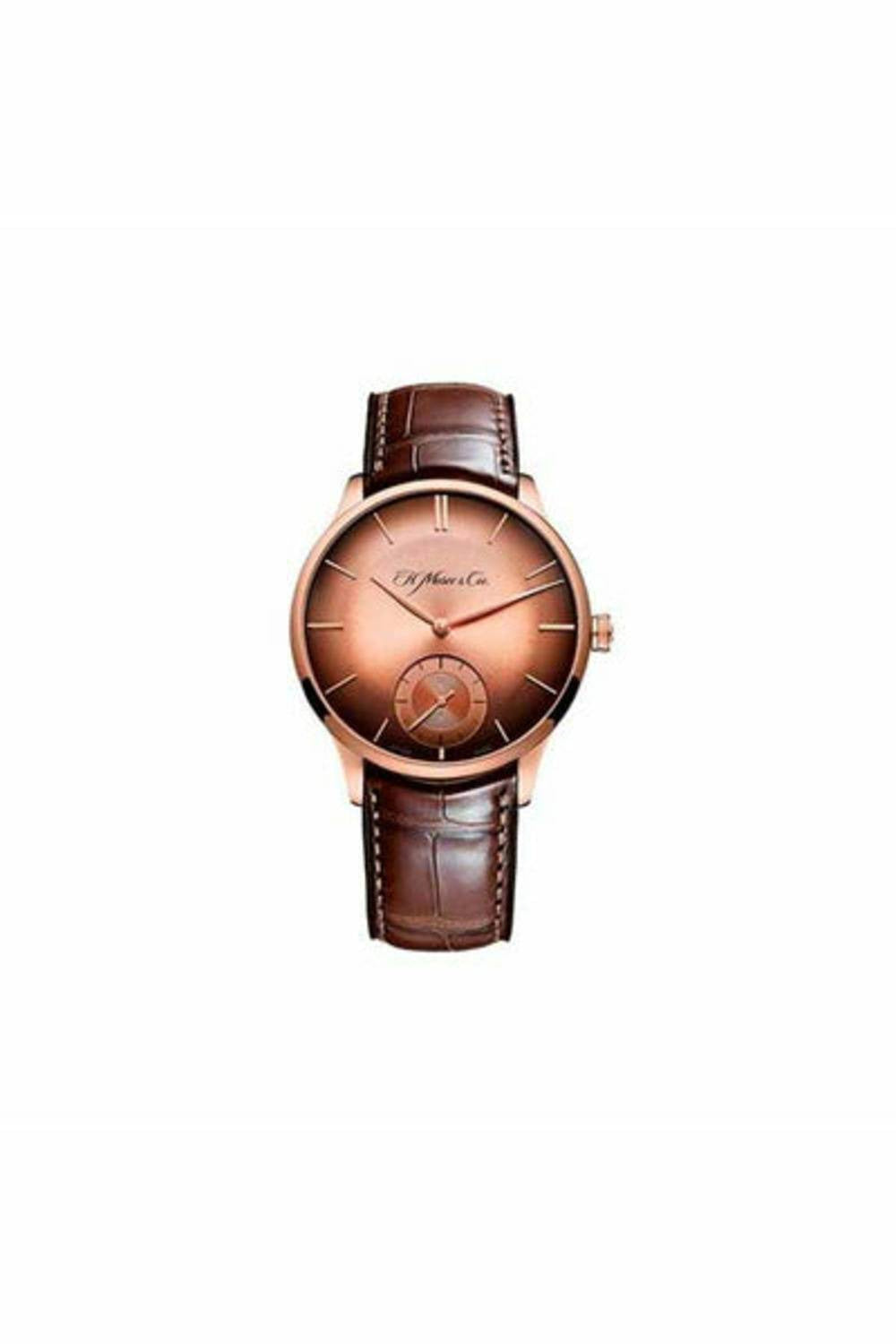 h. moser & cie 39mm 18k rose gold men's watch-DUBAILUXURYWATCH