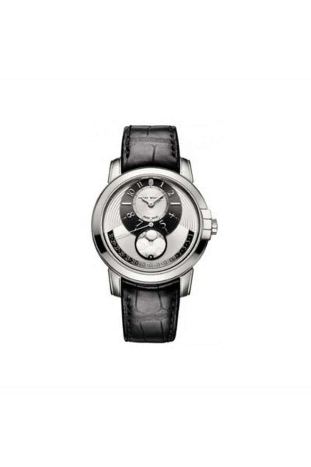 harry winston midnight moon phase 42mm 18k white gold men's watch-DUBAILUXURYWATCH