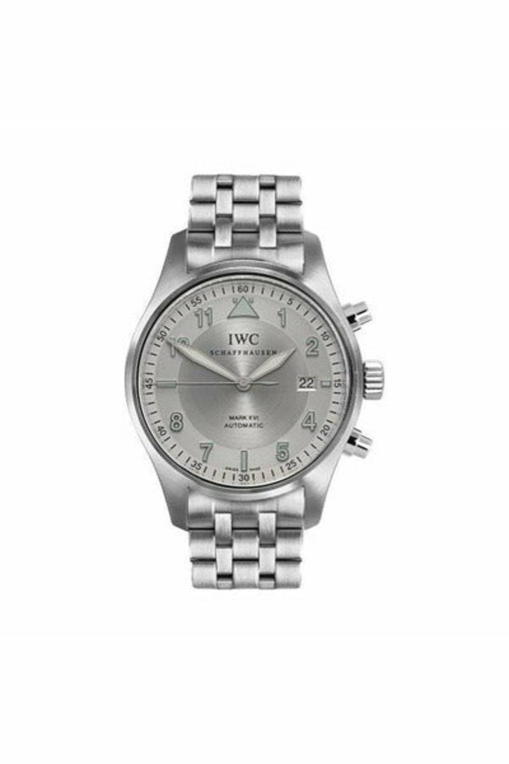 iwc spitfire pilot mark xvi 39mm stainless steel men's watch-DUBAILUXURYWATCH