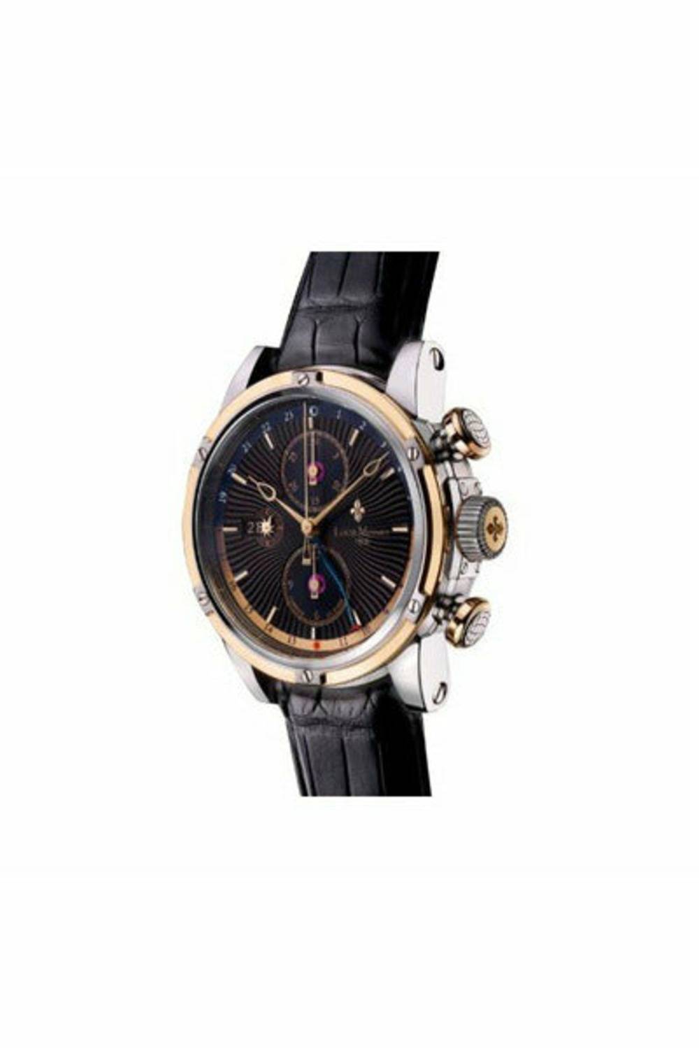 louis moinet geograph 46mm stainless steel limited edition 60 pieces men's watch-DUBAILUXURYWATCH