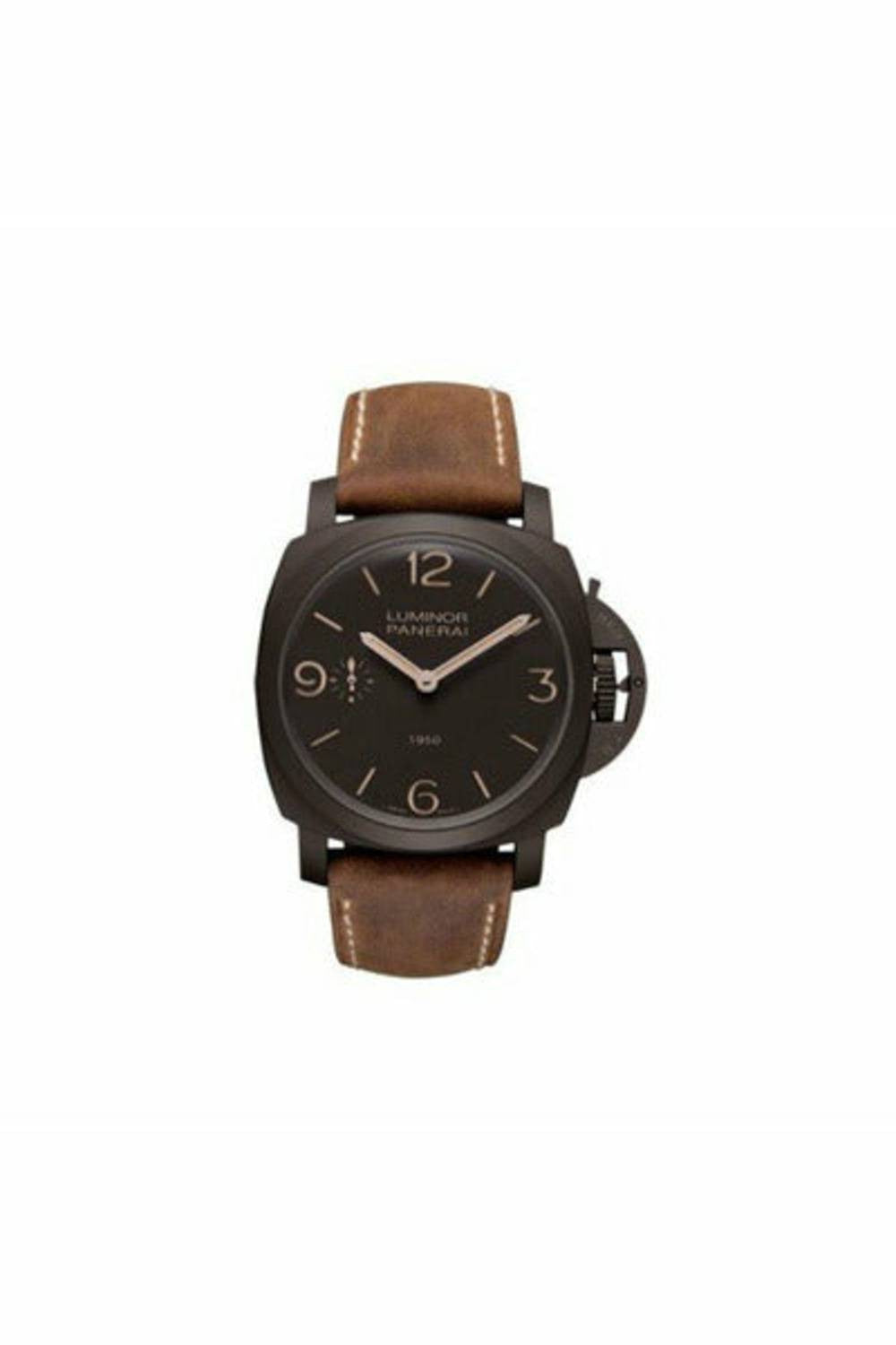 panerai luminor matte brown composite 47mm men's watch-DUBAILUXURYWATCH
