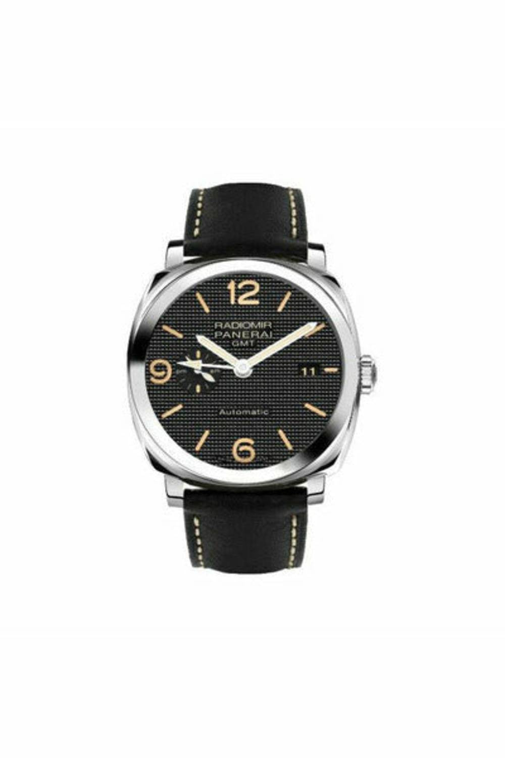panerai radiomir 1940 3 days gmt automatic acciaio stainless steel 45mm men's watch-DUBAILUXURYWATCH