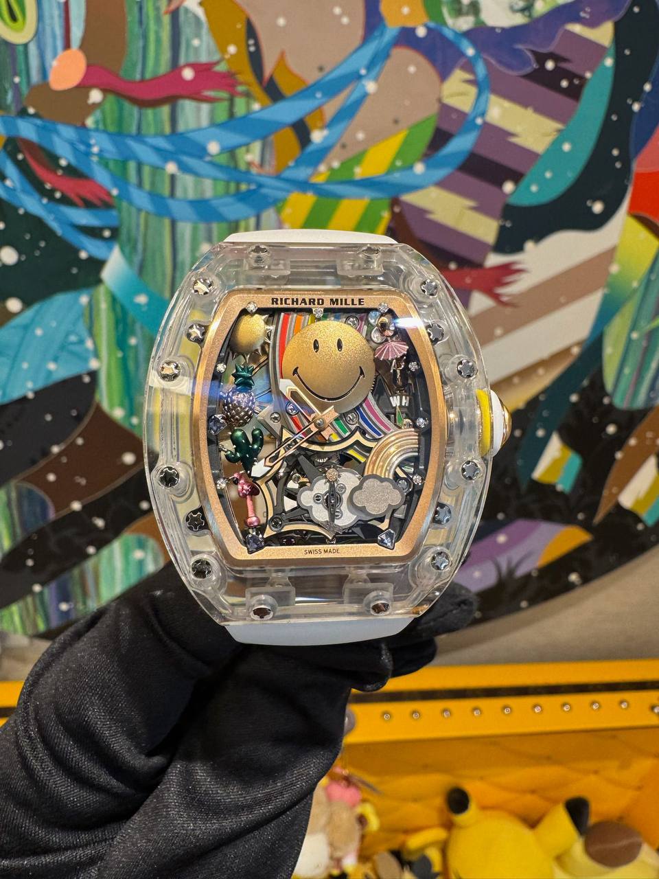 Richard Mille RM 88 White Sapphire Tourbillon Smiley – Limited Edition | DubaiLuxuryWatch - DUBAILUXURYWATCH