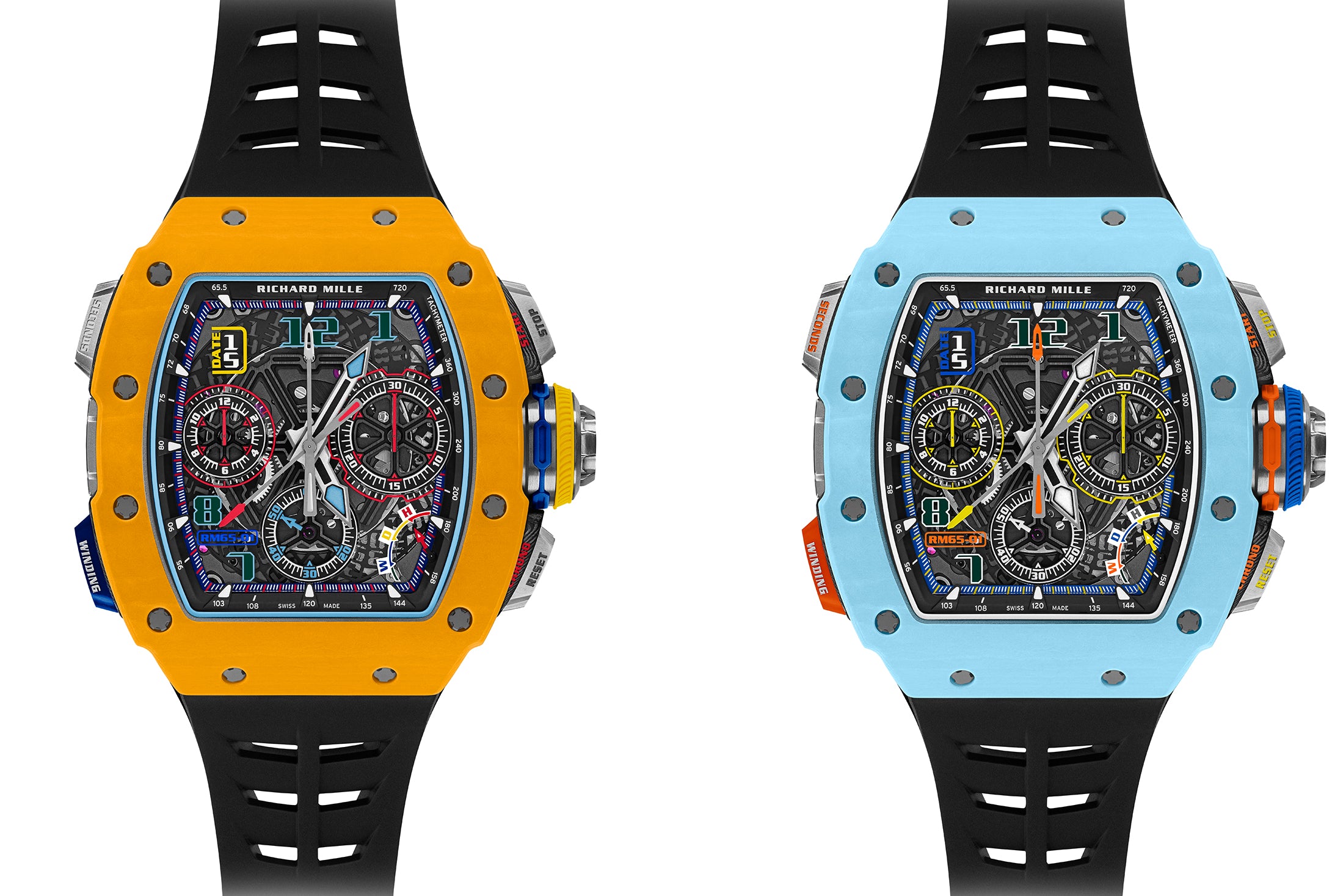 Time in Color: Richard Mille's Stunning Yellow and Blue RM 65-01