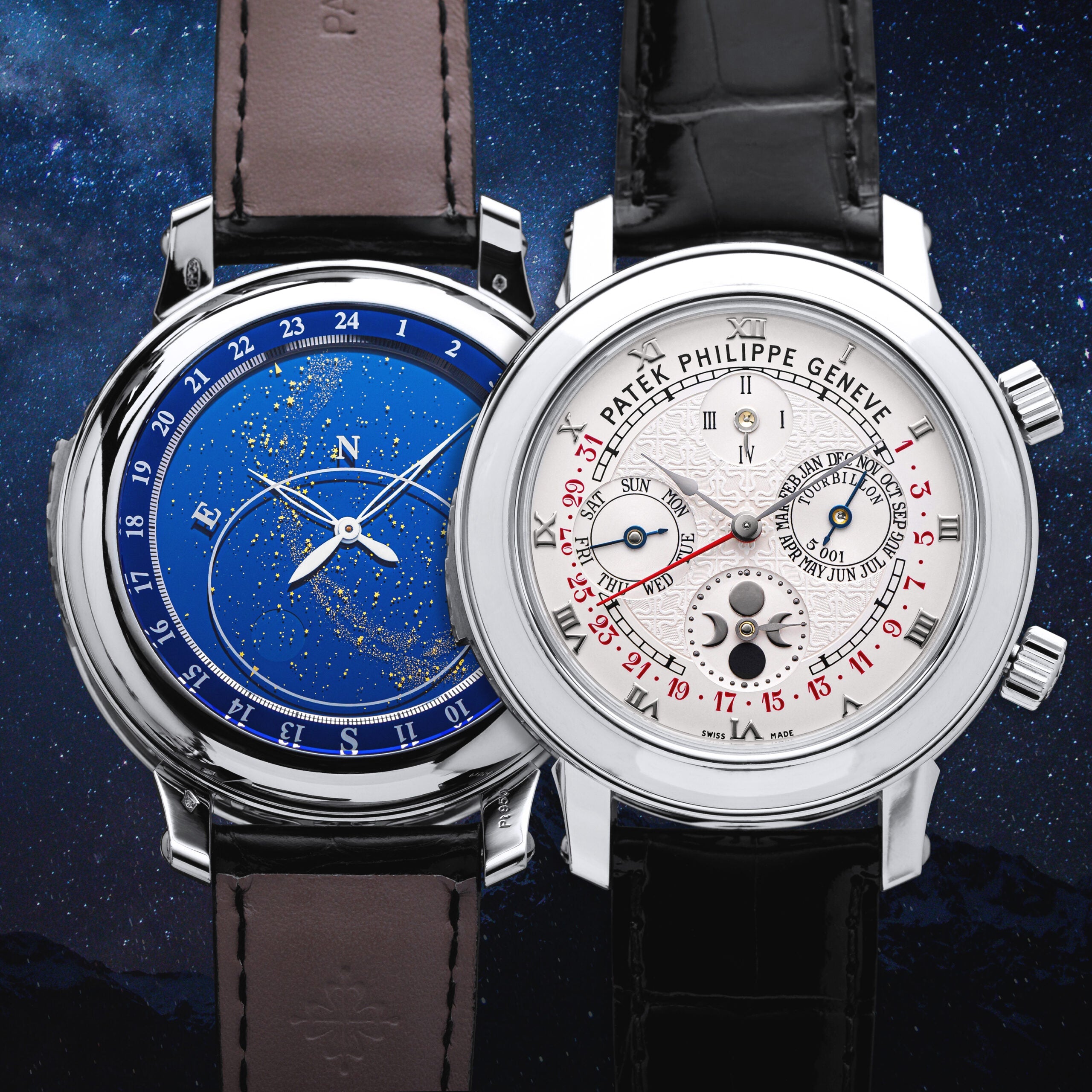 The Most Complicated Patek Philippe Wristwatch: Patek Philippe 5002 Sky Moon Tourbillon-DUBAILUXURYWATCH