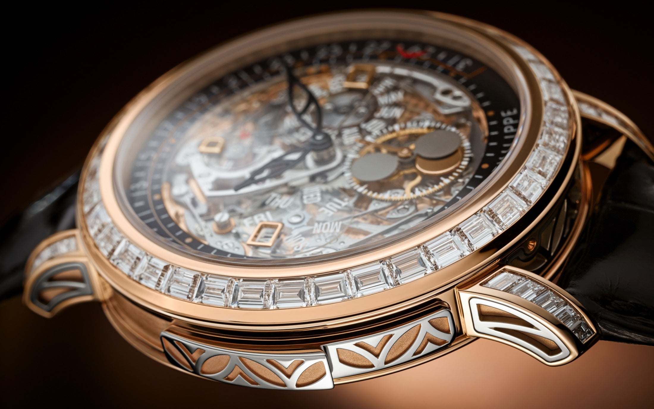 Patek Philippe 5304R Self-Winding Grand Complication – Rose Gold, Baguette Diamonds-DUBAILUXURYWATCH