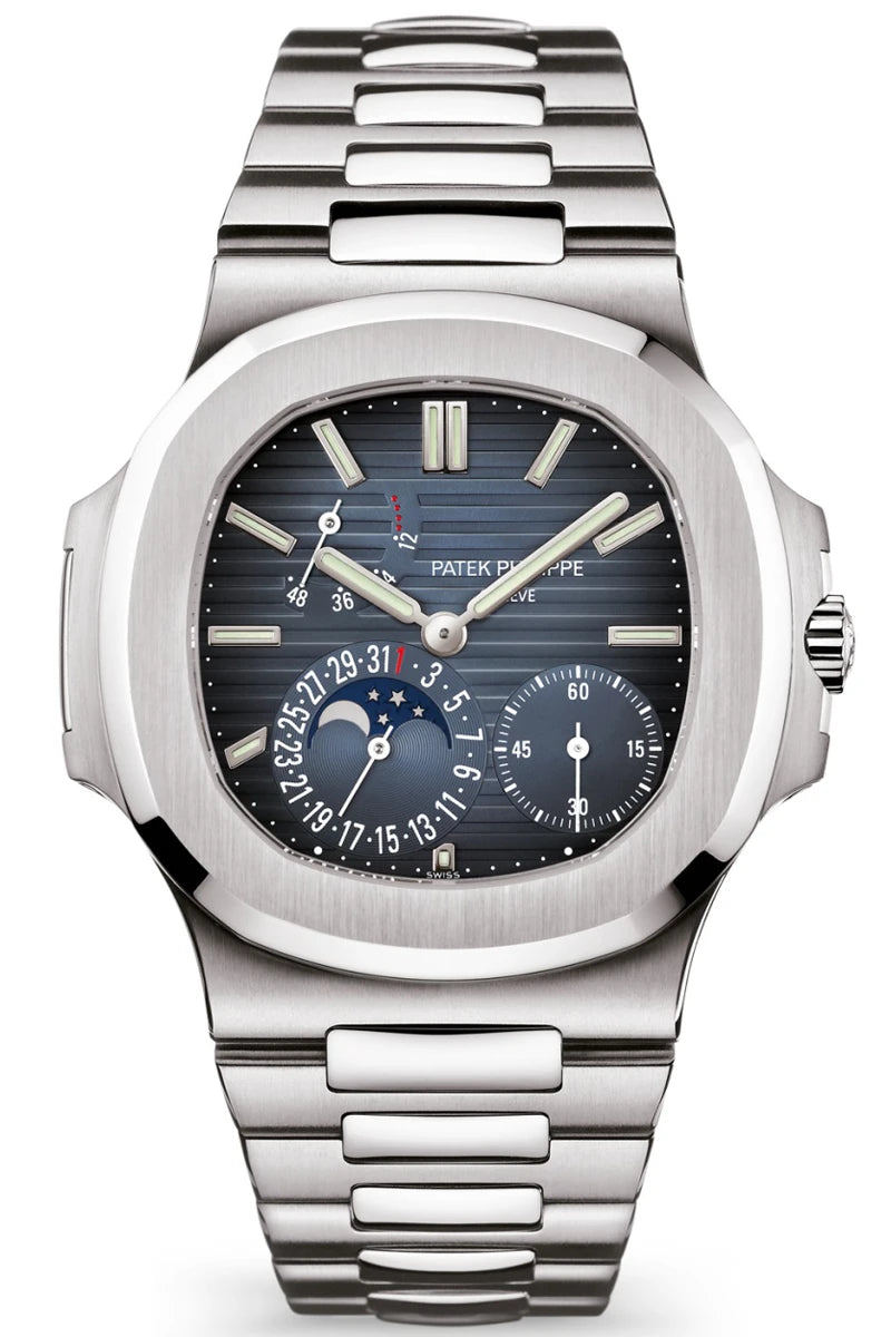 Patek Philippe Nautilus 5712/1A-001 – Stainless Steel, Moon Phase, Power Reserve-DUBAILUXURYWATCH