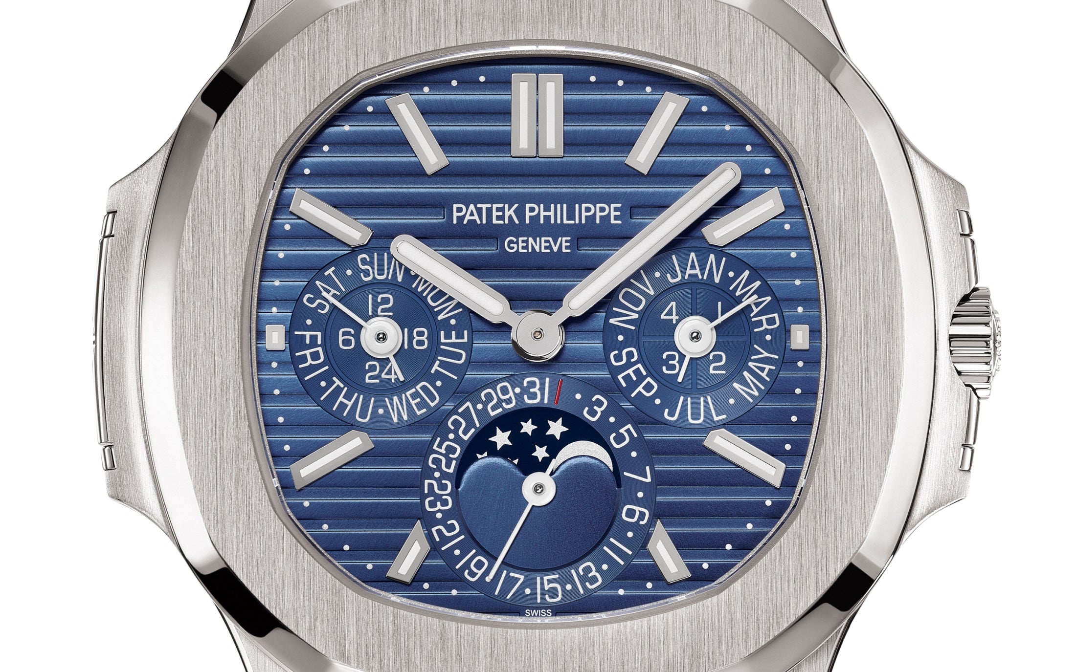 Patek Philippe Nautilus 5740/1G-001 – White Gold Perpetual-DUBAILUXURYWATCH