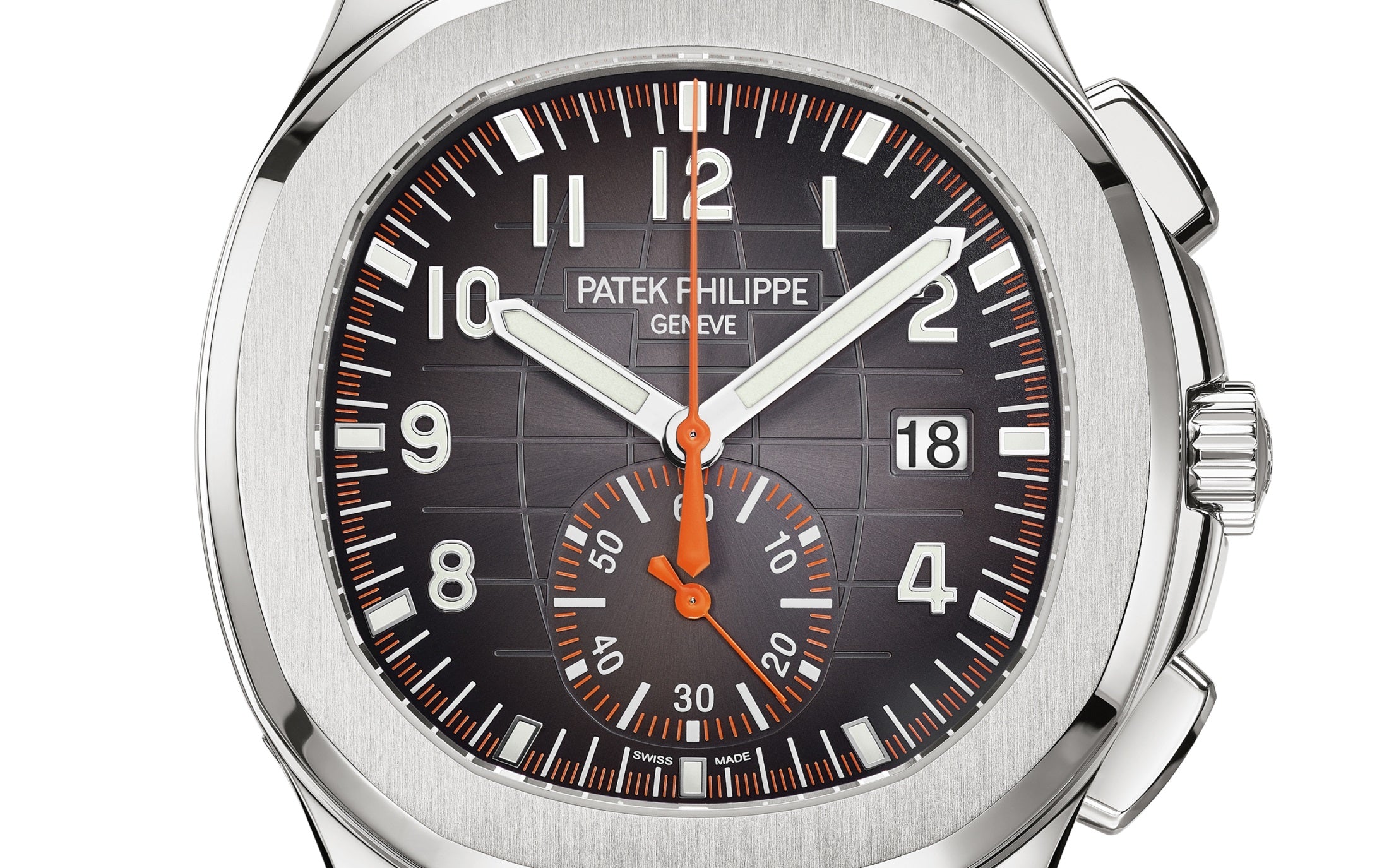 Patek Philippe Aquanaut 5968A-001 – Stainless Steel, Flyback Chronograph, Orange Strap-DUBAILUXURYWATCH