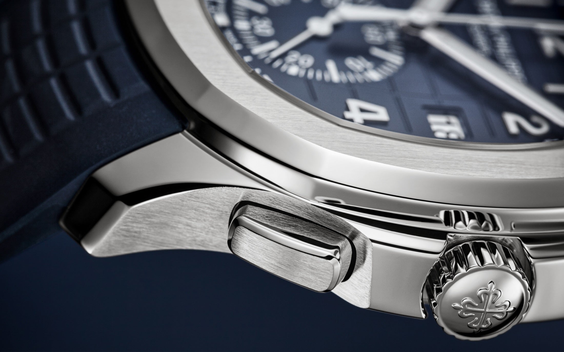 Patek Philippe Aquanaut 5968G-001 – White Gold, Flyback Chronograph-DUBAILUXURYWATCH