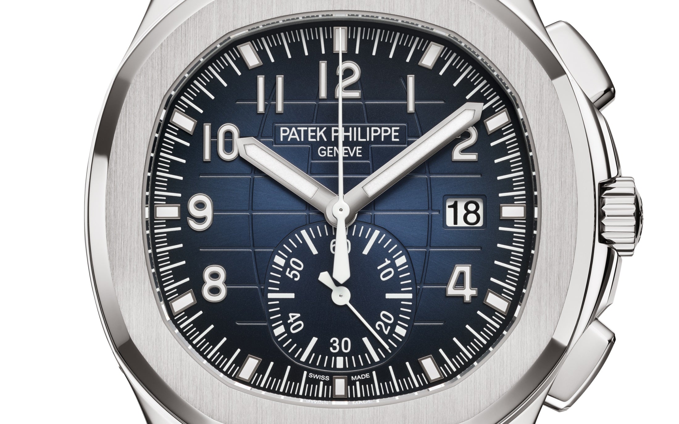 Patek Philippe Aquanaut 5968G-001 – White Gold, Flyback Chronograph-DUBAILUXURYWATCH