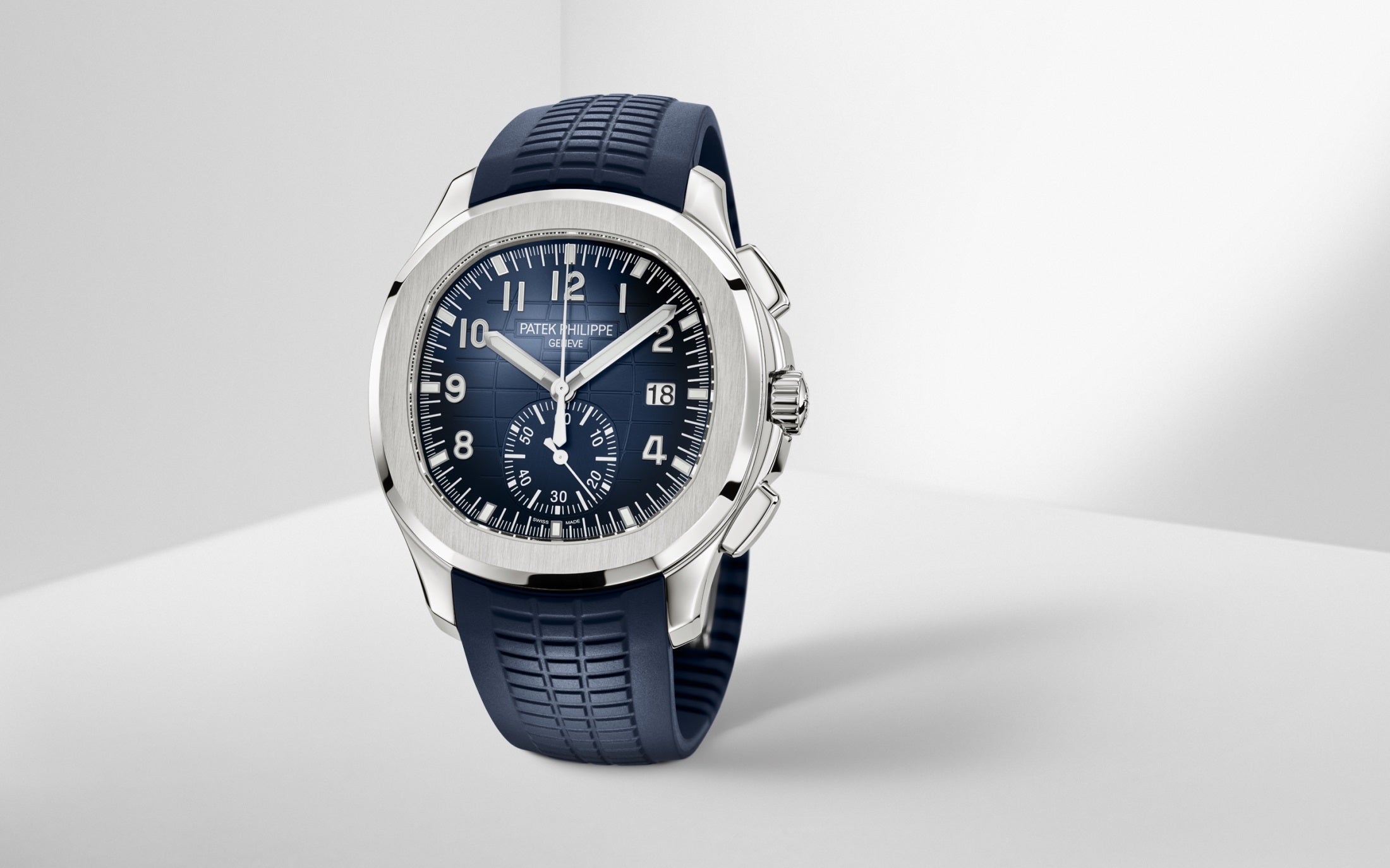 Patek Philippe Aquanaut 5968G-001 – White Gold, Flyback Chronograph-DUBAILUXURYWATCH