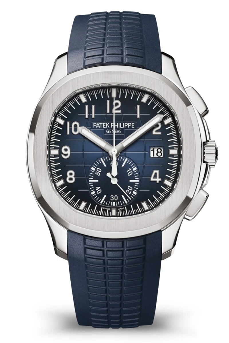 Patek Philippe Aquanaut 5968G-001 – White Gold, Flyback Chronograph-DUBAILUXURYWATCH