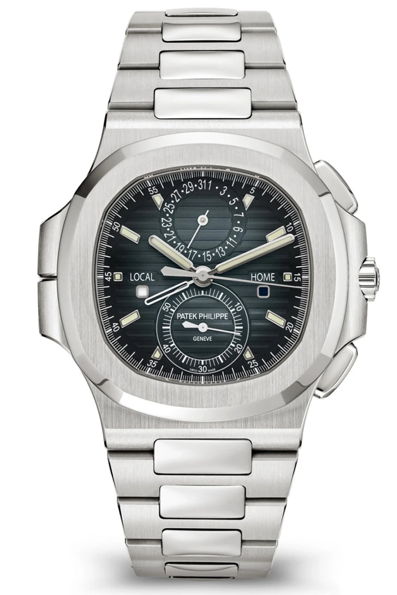 Patek Philippe Nautilus 5990/1A-011 – Stainless Steel, Blue Sunburst Dial Chronograph-DUBAILUXURYWATCH