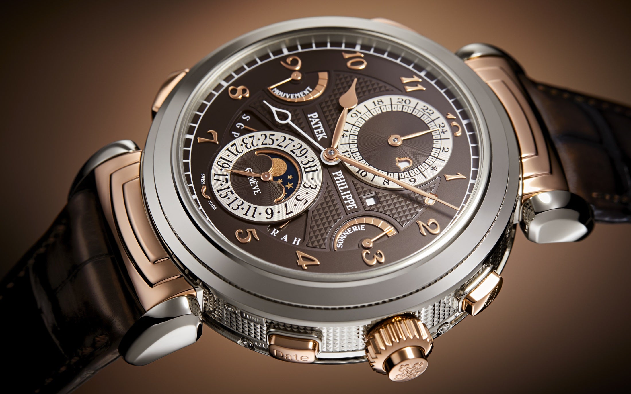 Patek Philippe Grandmaster Chime 6300GR-001 – White & Rose Gold Masterpiece-DUBAILUXURYWATCH