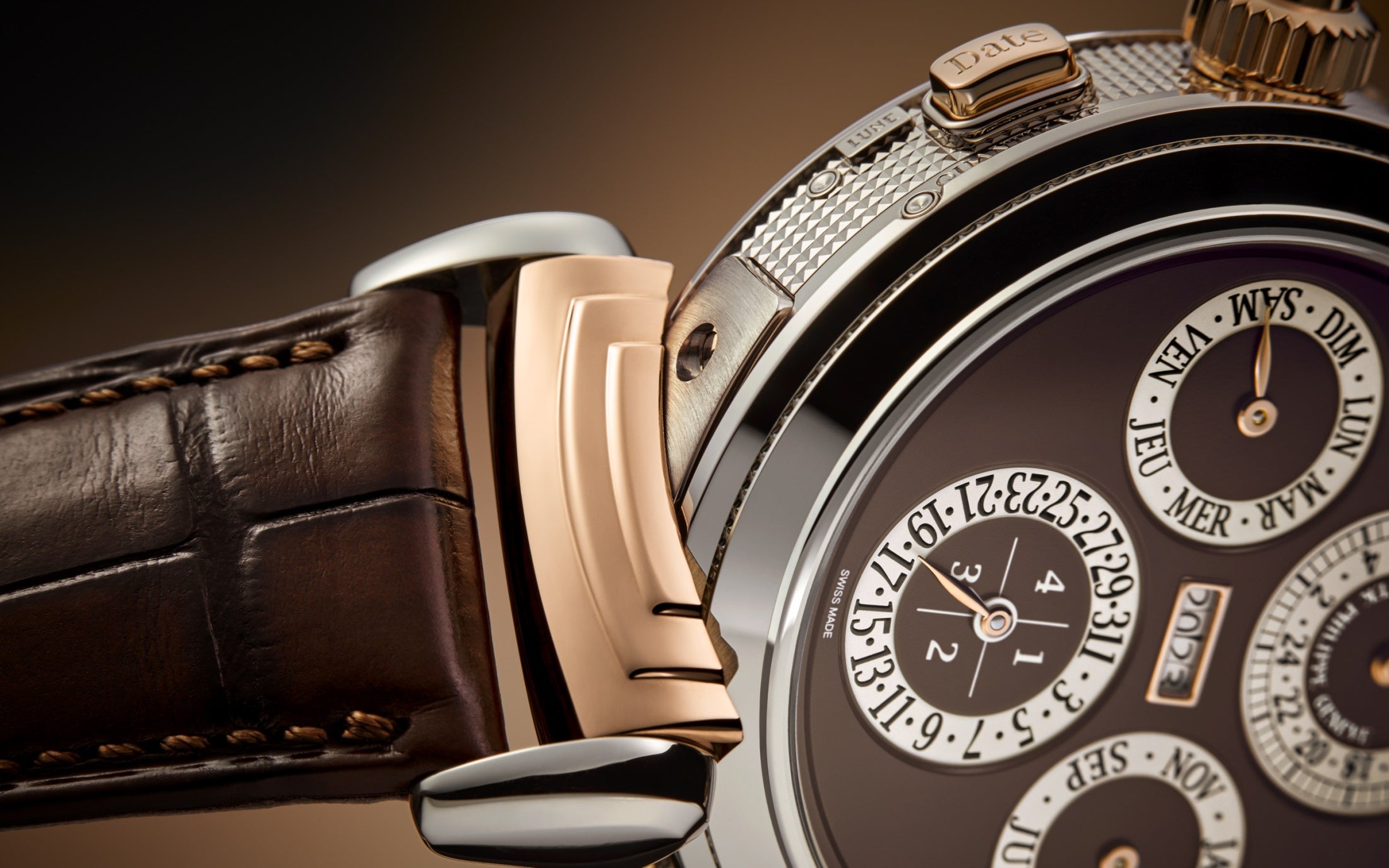 Patek Philippe Grandmaster Chime 6300GR-001 – White & Rose Gold Masterpiece-DUBAILUXURYWATCH