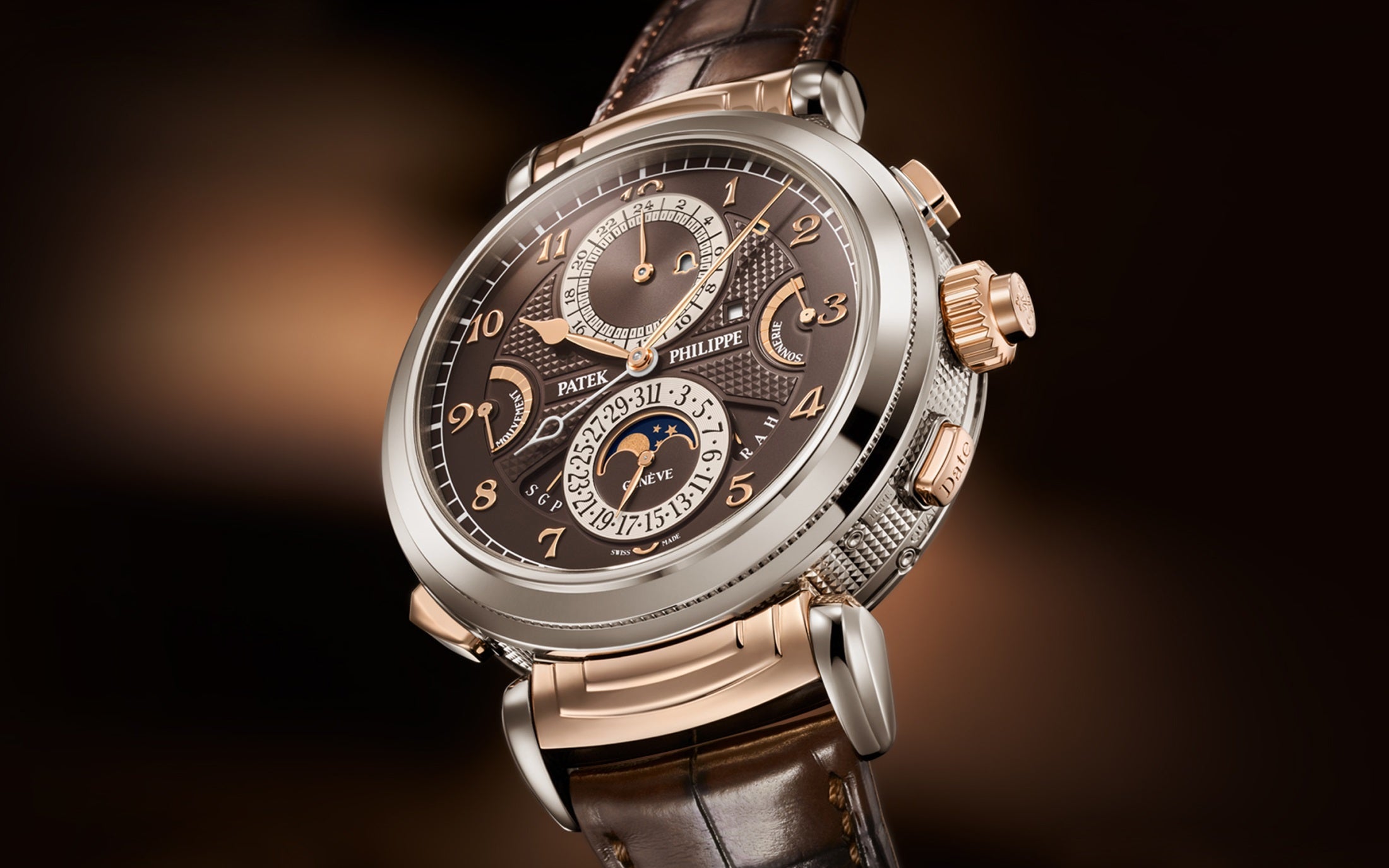 Patek Philippe Grandmaster Chime 6300GR-001 – White & Rose Gold Masterpiece-DUBAILUXURYWATCH