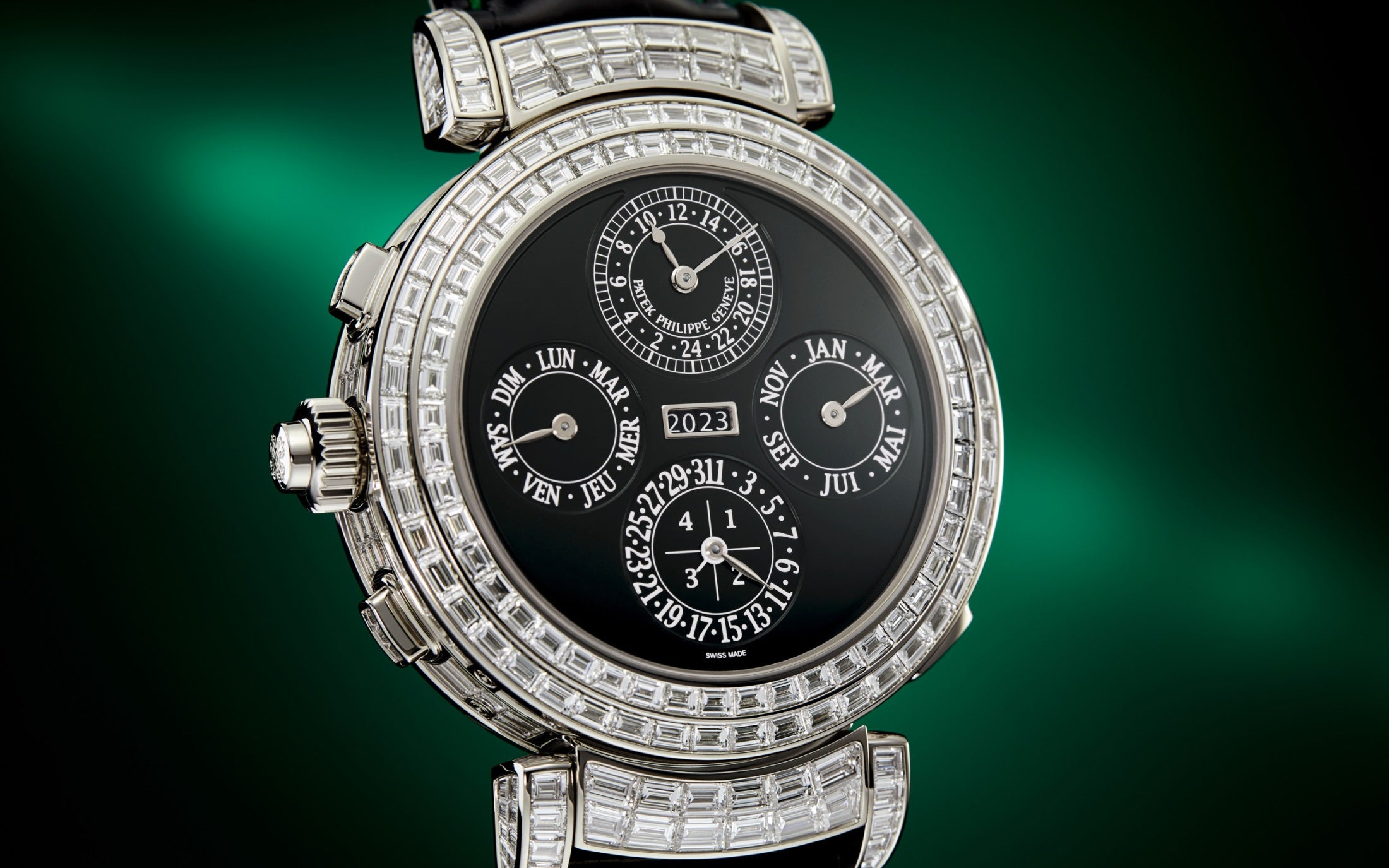 Patek Philippe Grandmaster Chime 6300/403G-001 – White Gold, Hand-Engraved Masterpiece-DUBAILUXURYWATCH