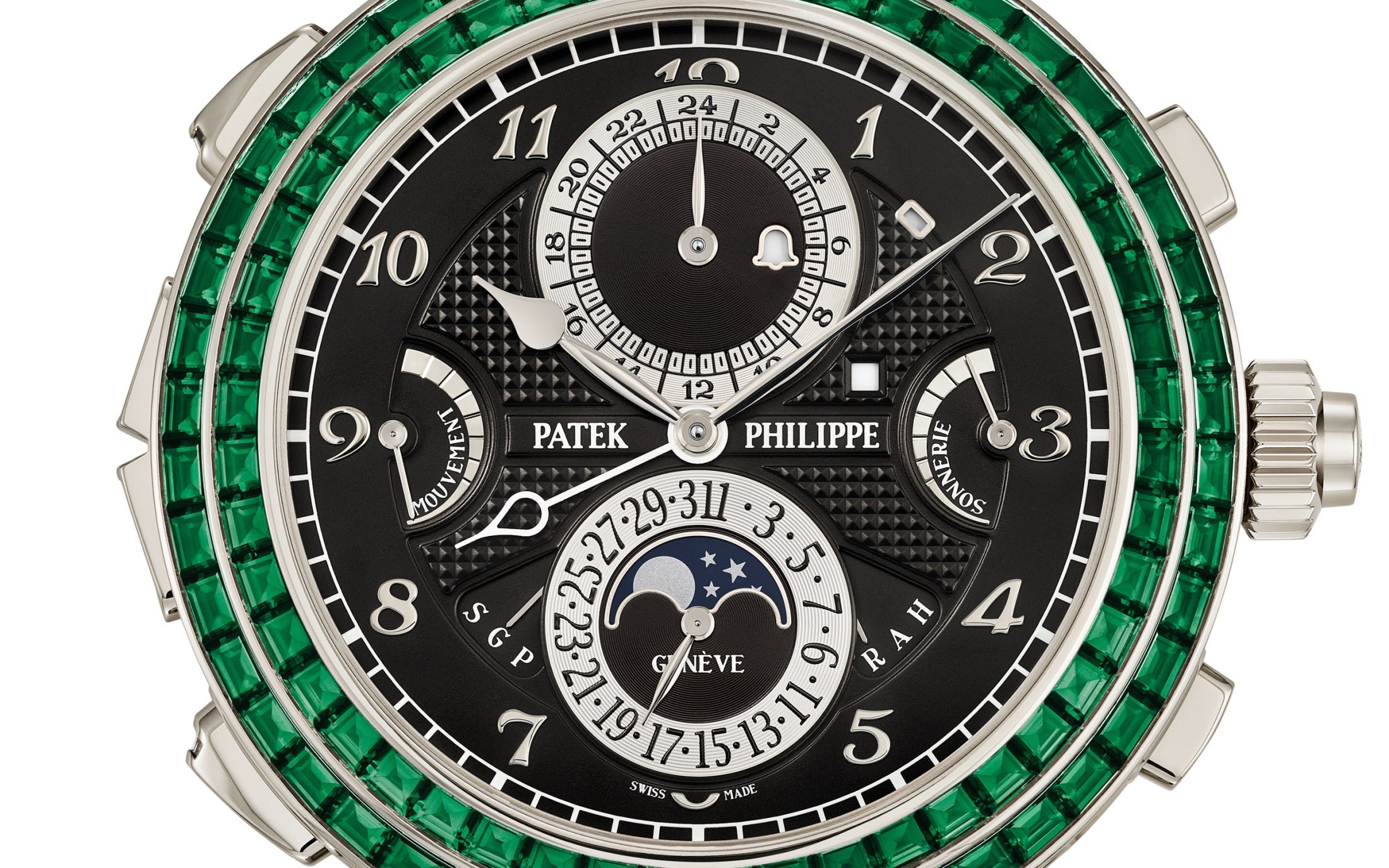 Patek Philippe Grandmaster Chime 6300/403G-001 – White Gold, Hand-Engraved Masterpiece-DUBAILUXURYWATCH