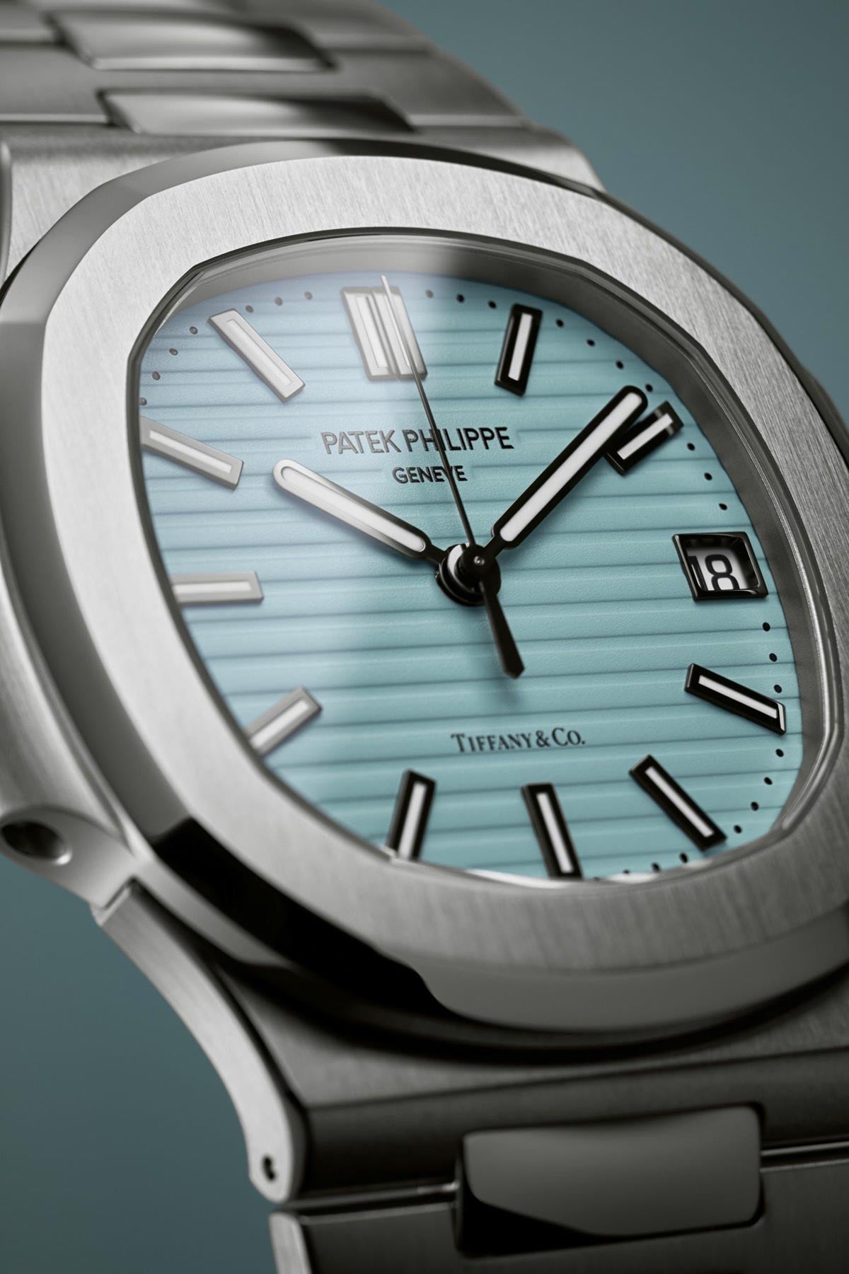 Patek Philippe  Tiffany & Co. Celebrate 170 Years of Partnership with a Limited Edition Nautilus 5711 in Tiffany Blue-DUBAILUXURYWATCH