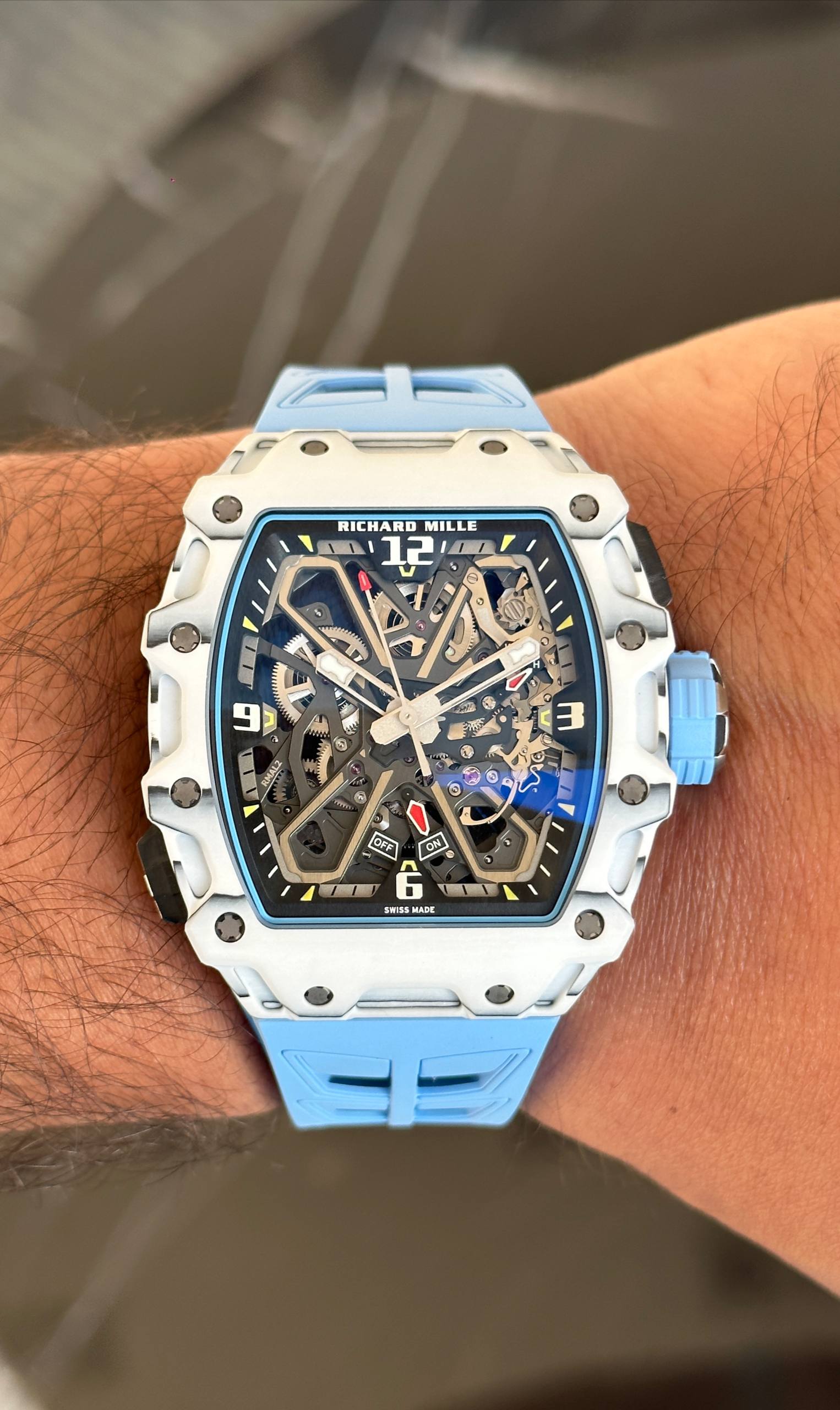 Buy Richard Mille RM 35-03 White Rafael Nadal Edition in Dubai.