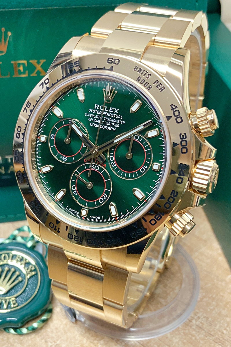 Rolex cosmograph daytona green 116508-0013-DUBAILUXURYWATCH