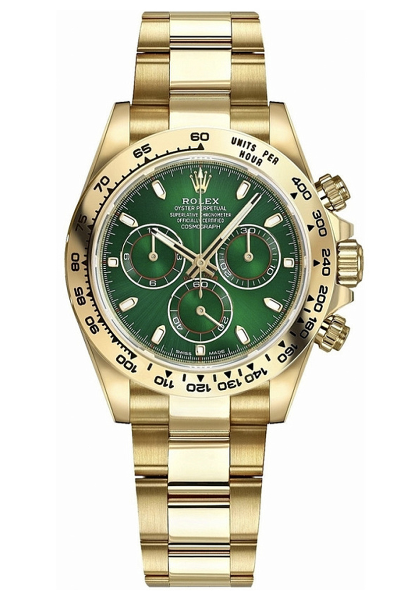 Rolex cosmograph daytona green 116508-0013-DUBAILUXURYWATCH