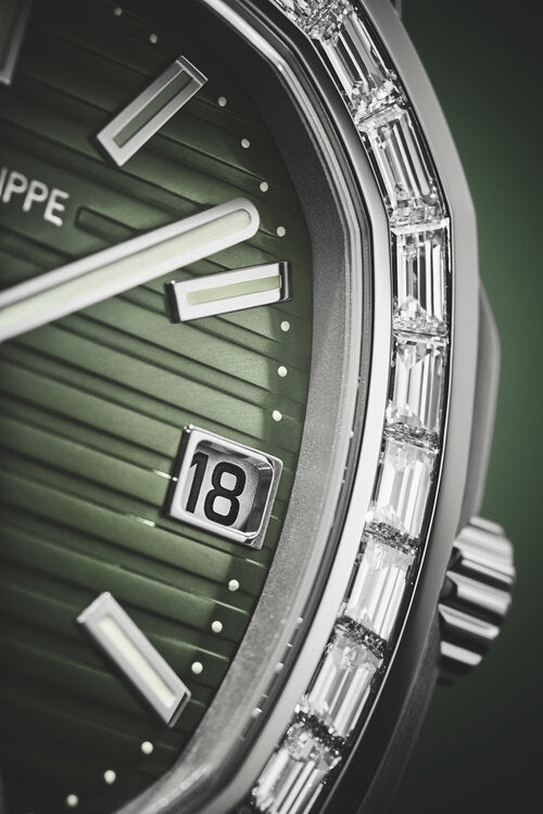 Patek Philippe 5711/1300A – Stainless Steel with Diamond Bezel-DUBAILUXURYWATCH