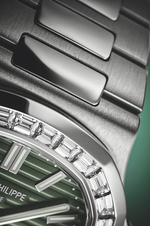 Patek Philippe 5711/1300A – Stainless Steel with Diamond Bezel-DUBAILUXURYWATCH