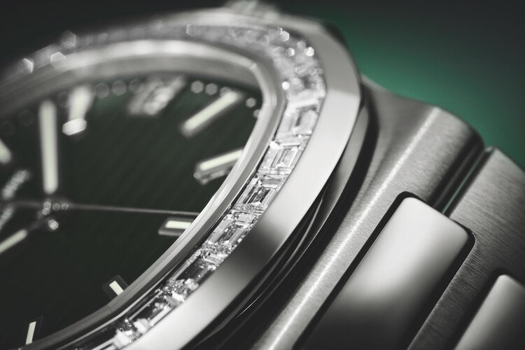 Patek Philippe 5711/1300A – Stainless Steel with Diamond Bezel-DUBAILUXURYWATCH