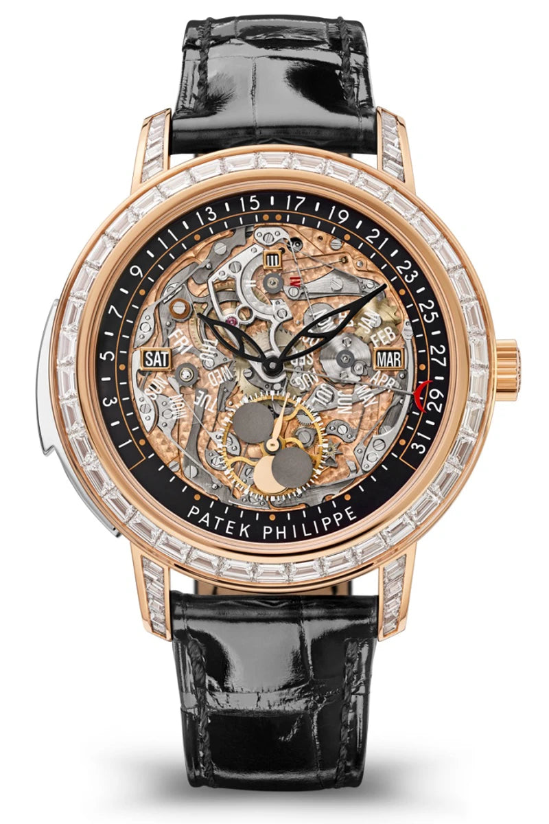 Patek Philippe 5304R Self-Winding Grand Complication – Rose Gold, Baguette Diamonds-DUBAILUXURYWATCH