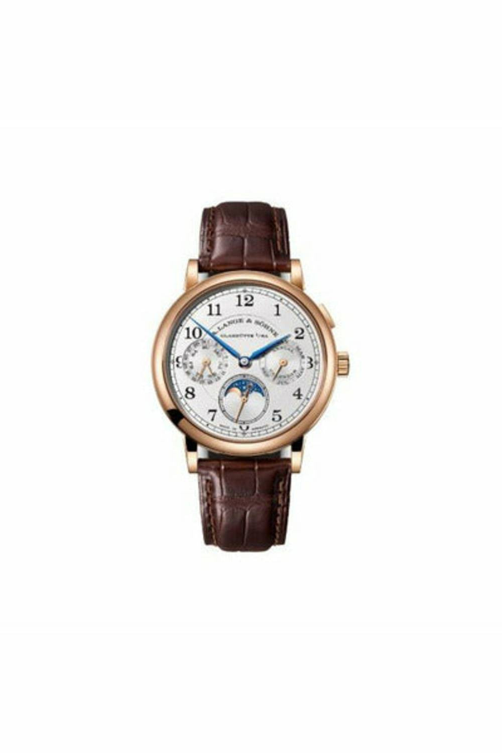 a. lange & sohne 1815 annual calendar 40mm 18kt rose gold men?s watch-DUBAILUXURYWATCH