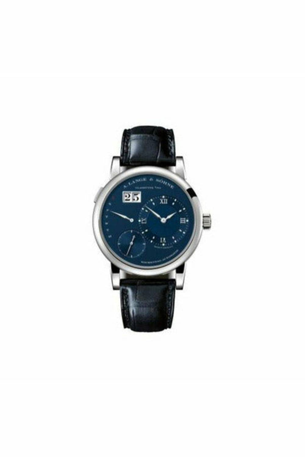 a. lange & sohne lange 1 daymatic 39.5mm 18kt white gold men?s watch-DUBAILUXURYWATCH