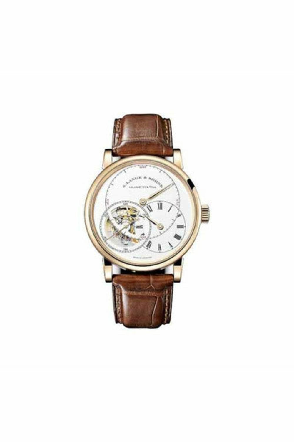 a lange & sohne richard lange tourbillon pour le merite 41.9mm 18kt rose gold men's watch-DUBAILUXURYWATCH