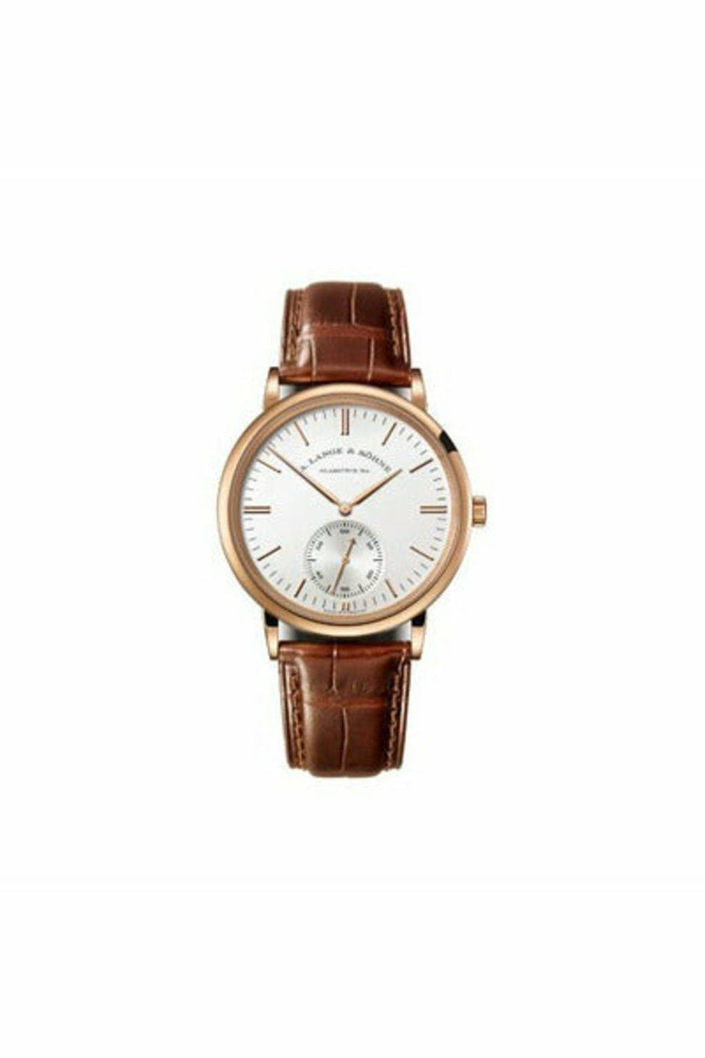 a. lange & sohne saxonia 38.5mm 18kt rose gold men?s watch-DUBAILUXURYWATCH