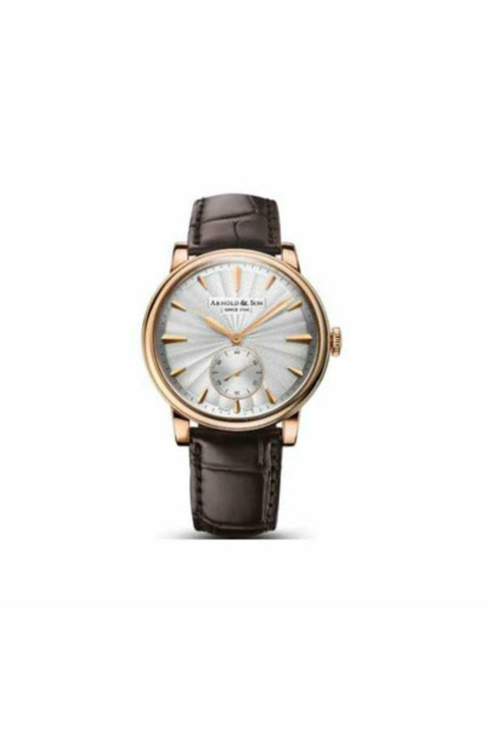 arnold & son hms1 40mm 18kt rose gold men's watch-DUBAILUXURYWATCH