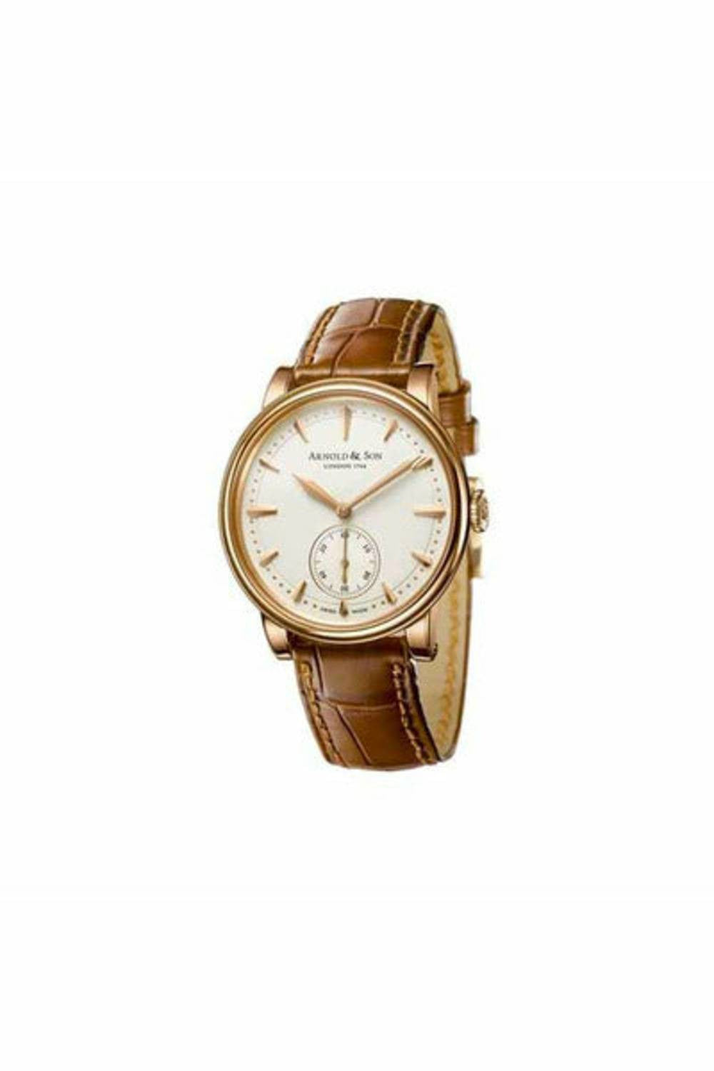 arnold & son limited edition of 100 pcs 34mm 18kt rose gold men's watch-DUBAILUXURYWATCH