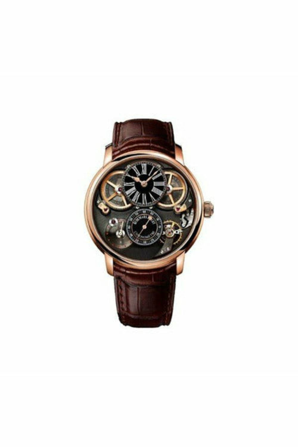 audemars piguet chronometer escapement 18kt rose gold 46mm men's watch-DUBAILUXURYWATCH