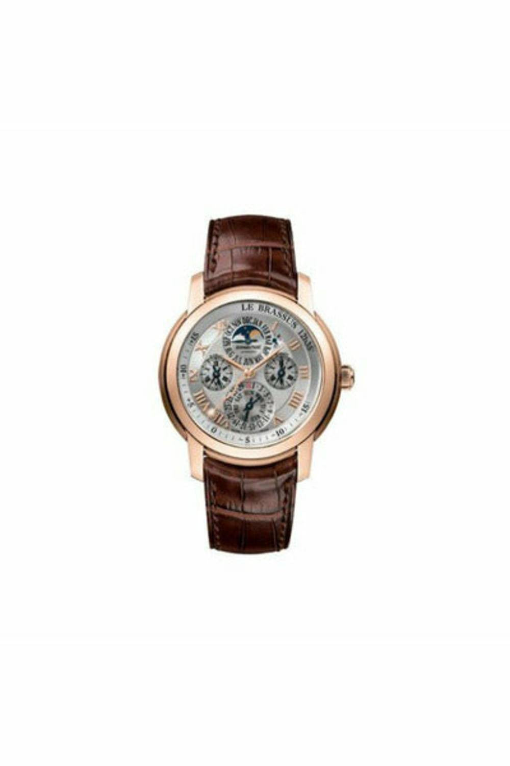 audemars piguet jules audemars equation of time 18kt rose gold 43mm silver dial men's watch-DUBAILUXURYWATCH