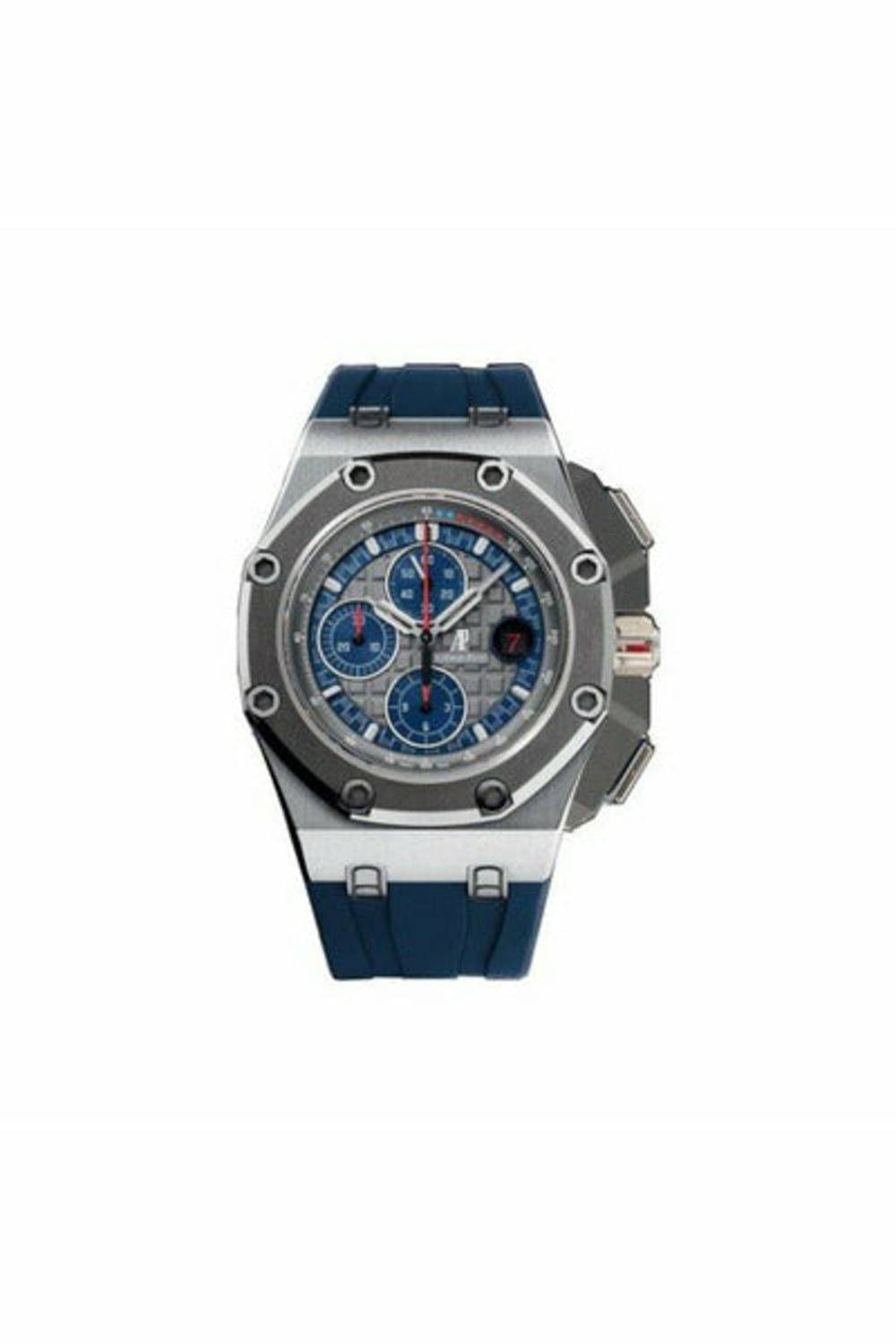 audemars piguet michael schumacher limited edition to 100 pcs platinum 44mm grey/blue dial men's watch-DUBAILUXURYWATCH