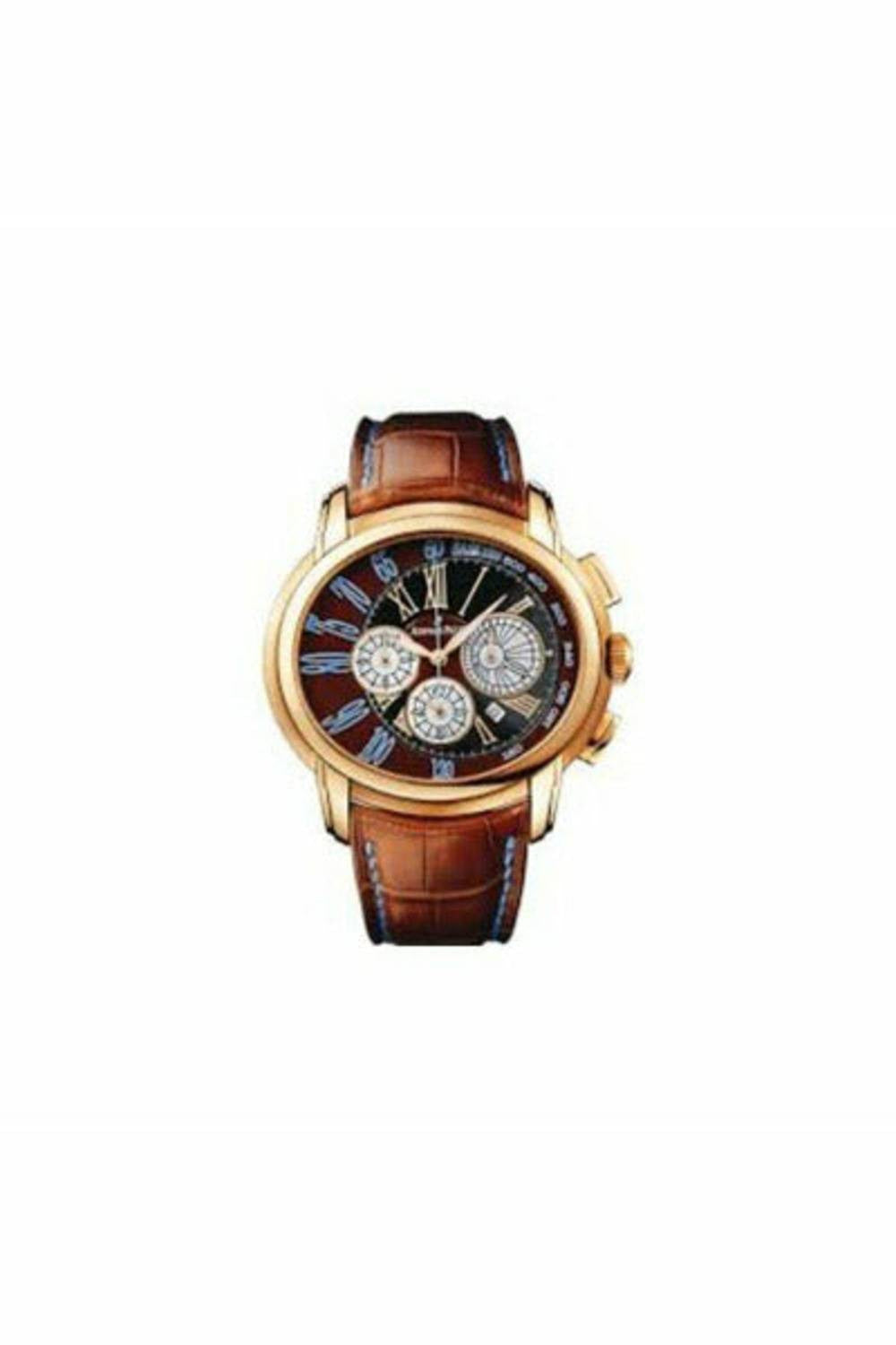 audemars piguet millenary 18kt rose gold 42mm silver dial men's watch-DUBAILUXURYWATCH