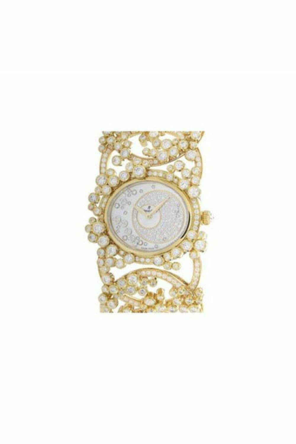 audemars piguet millenary 18kt yellow gold mop dial ladies watch-DUBAILUXURYWATCH